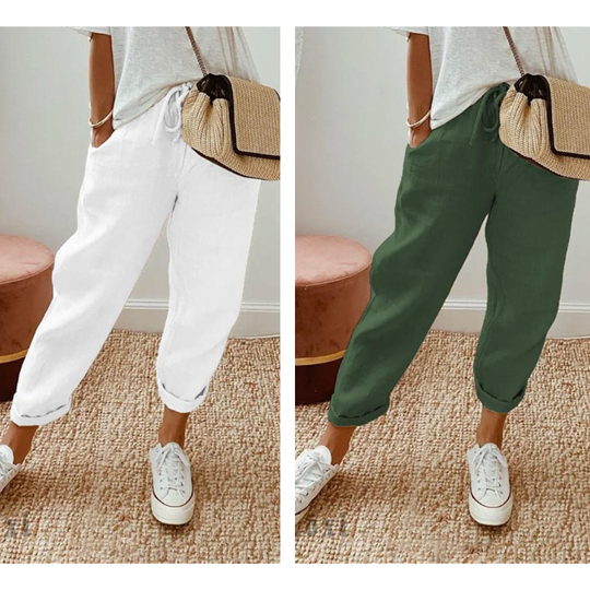 👖 20% OFF NOW ! ⚡ Casual Cotton and Linen Pants for Women – Skin-friendly Breathable, Loose Fit & All-match Daily Wear Design ☁️