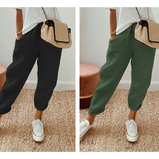 👖 20% OFF NOW ! ⚡ Casual Cotton and Linen Pants for Women – Skin-friendly Breathable, Loose Fit & All-match Daily Wear Design ☁️
