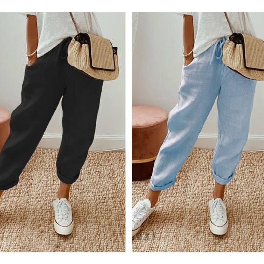 👖 20% OFF NOW ! ⚡ Casual Cotton and Linen Pants for Women – Skin-friendly Breathable, Loose Fit & All-match Daily Wear Design ☁️