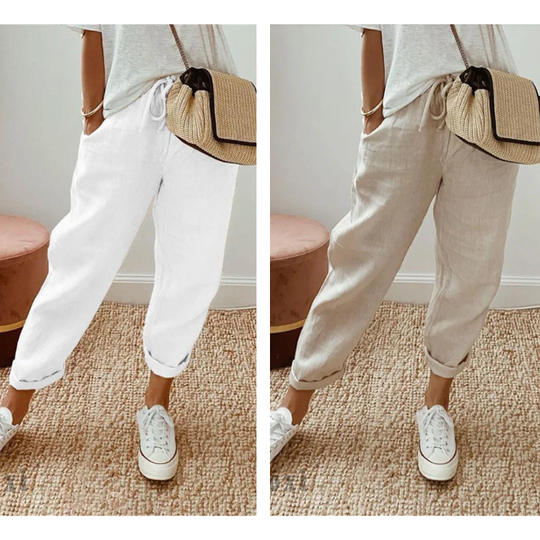 👖 20% OFF NOW ! ⚡ Casual Cotton and Linen Pants for Women – Skin-friendly Breathable, Loose Fit & All-match Daily Wear Design ☁️