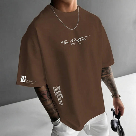 ⏳Time-Limited Special⏰Urban Cotton Blend Tee – From Day to Night