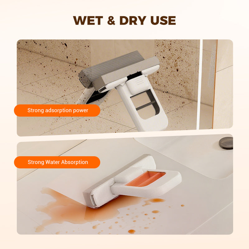 ⏳Limited-Time Special !🎁Buy more, save more💥Mini Portable Self-Squeezing Mop