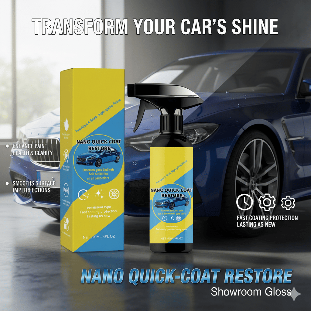 🔥Last Day 30% OFF-ZYKR Car Nano quick-coat restore-Coating Spray
