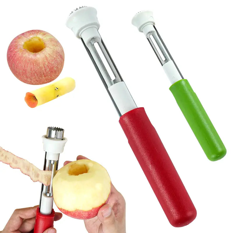 🎁2026 New Arrivals 50% OFF💥2-in-1 Apple Corer & Peeler – Stainless steel – 95K+ sold – perfect for quick fruit prep – easy to use and clean ✨🥧🍏