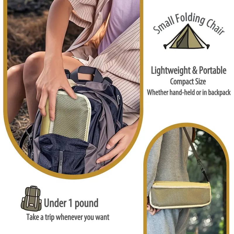 ⏰🔥 50% OFF FOR A LIMITED TIME! 🪑 2-in-1 Folding Chair – Your Perfect Seat for Outdoor Adventures 🌿✨