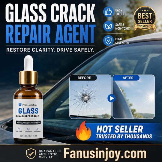 One drop fixes all glass cracks！🚗Glass Crack Repair Agent