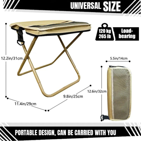 ⏰🔥 50% OFF FOR A LIMITED TIME! 🪑 2-in-1 Folding Chair – Your Perfect Seat for Outdoor Adventures 🌿✨