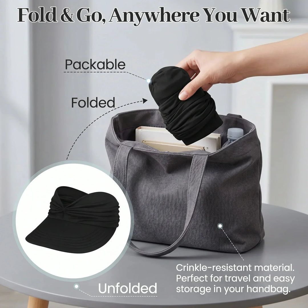 💕UPF 50+ Sun Visor Ponytail Hat