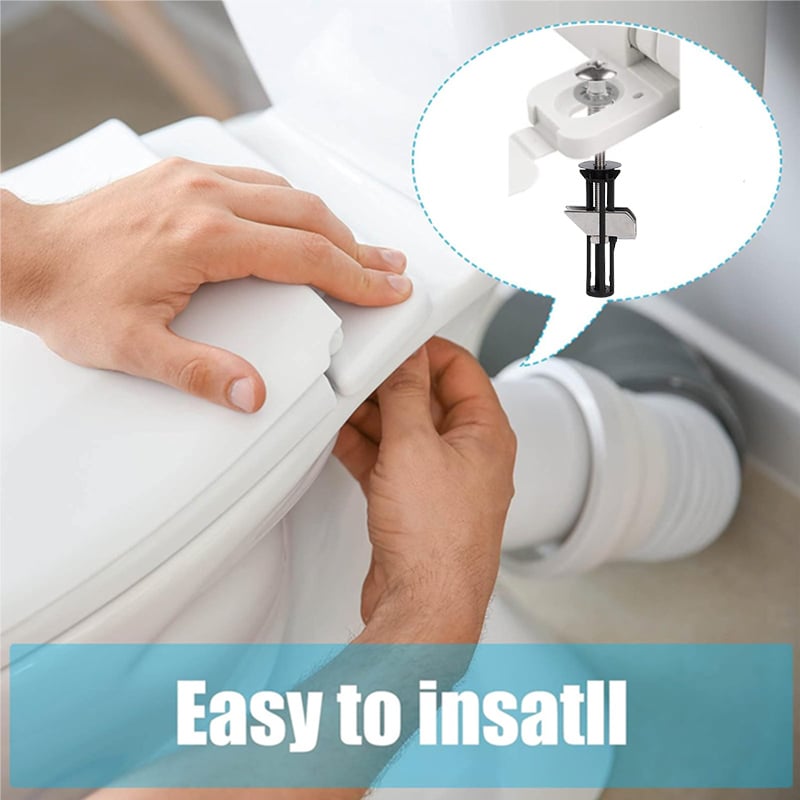 🎁Koop 1, krijg 1 gratis🎉Zware set bevestigingsschroeven voor toiletzittingen