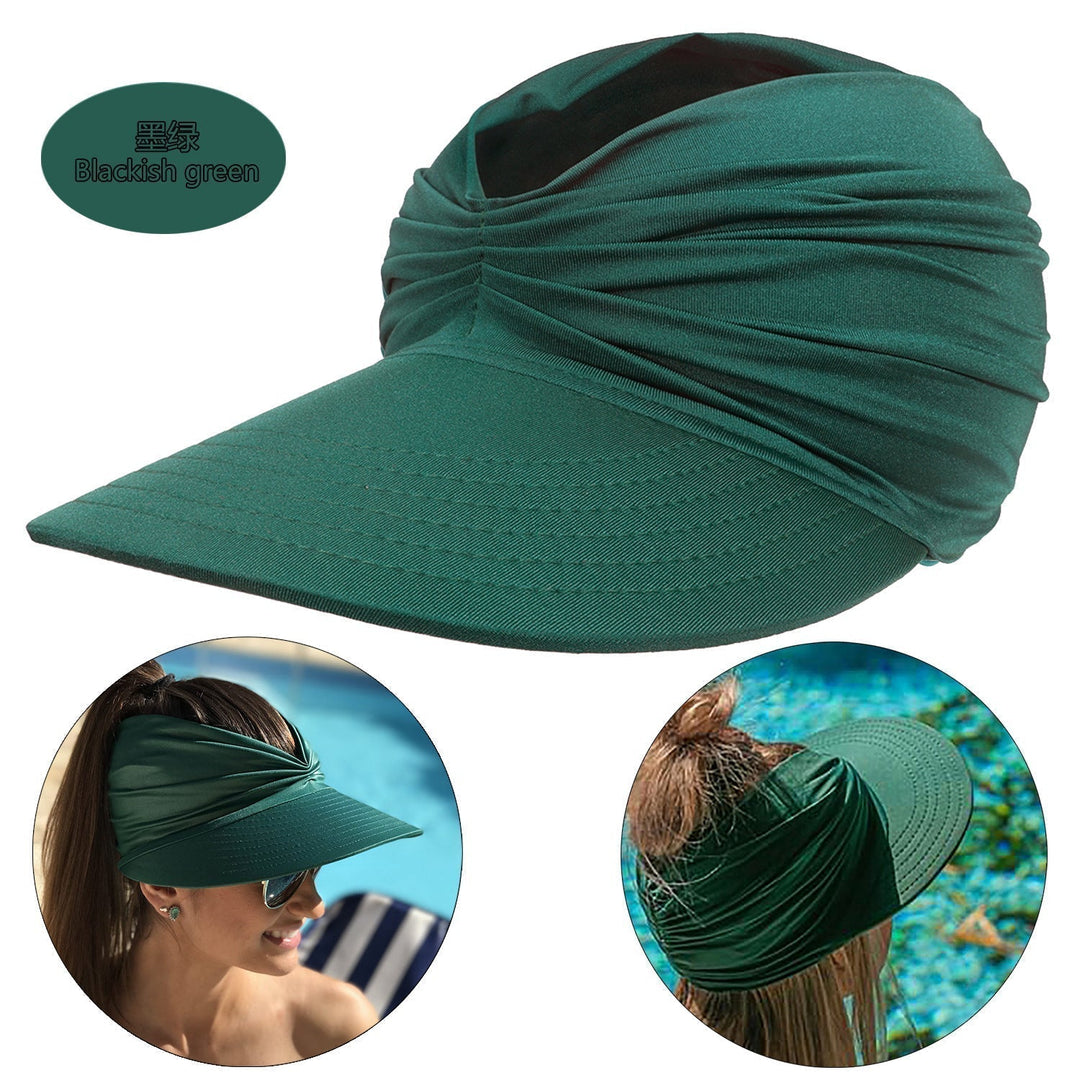 💕UPF 50+ Sun Visor Ponytail Hat