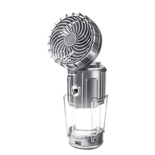 🔥Last Day Sale⏰⛺Portable Stretchable Solar Lithium Battery Electric Fan + Emergency Light
