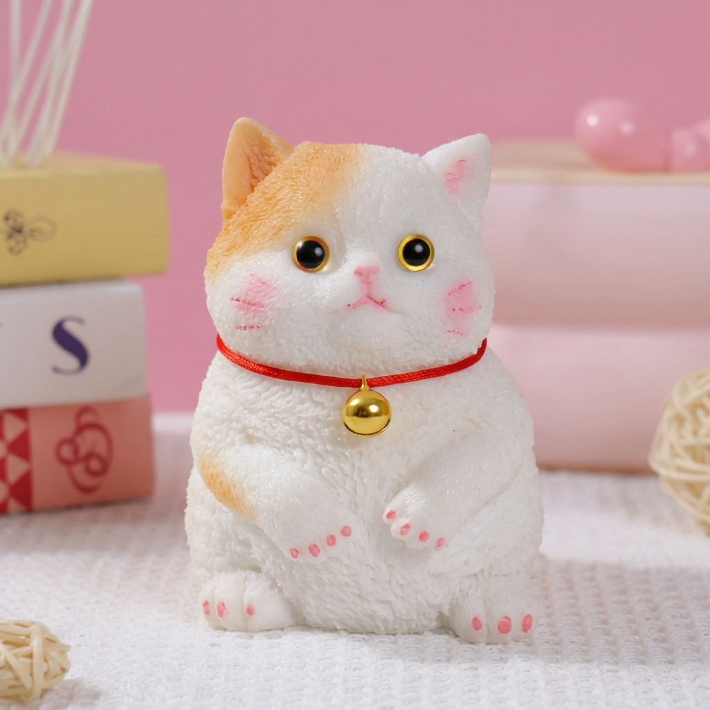 LIMITED-TIME 30% OFF! ✨Soft and Cuddly Cat – Stress-Relief Squeezable Toy