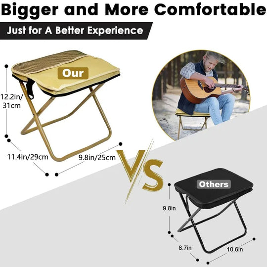 ⏰🔥 50% OFF FOR A LIMITED TIME! 🪑 2-in-1 Folding Chair – Your Perfect Seat for Outdoor Adventures 🌿✨