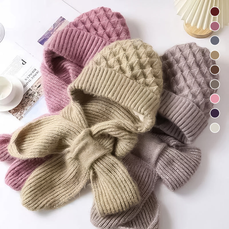 🎄Christmas Sale-50% OFF🎁Winter Versatile Knitted Hooded Scarf For Women