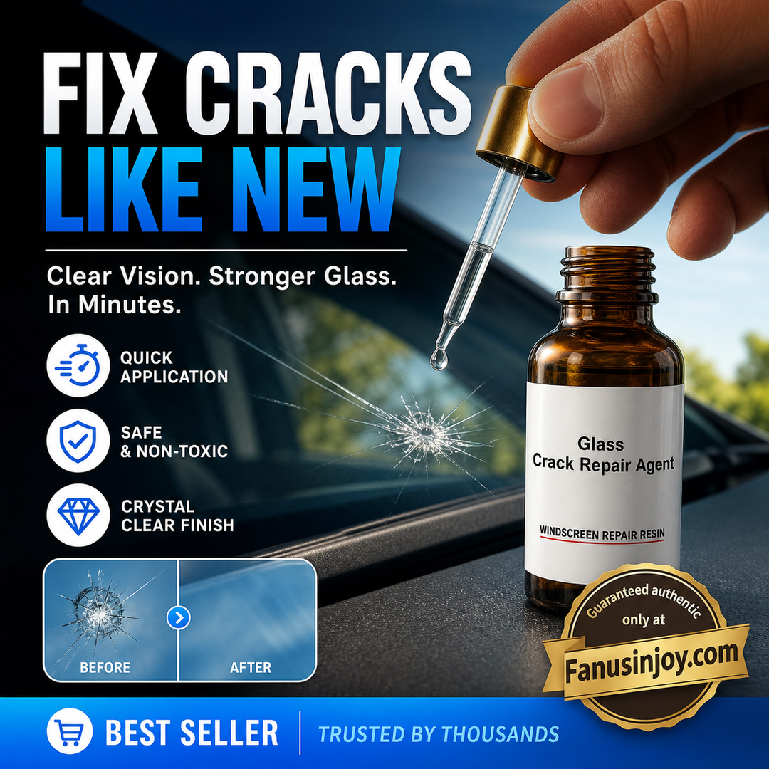 One drop fixes all glass cracks！🚗Glass Crack Repair Agent