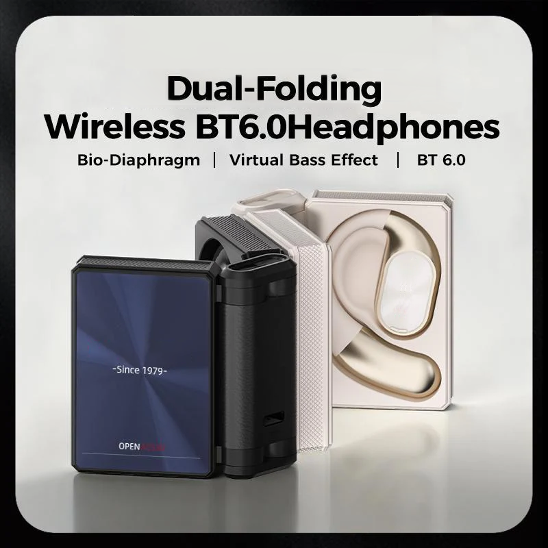 ⏳Time-Limited Special !🎧Wireless Noise-Canceling Bluetooth 6.0 Earbuds – 145H Battery, IPX5 Waterproof, Sports ✨