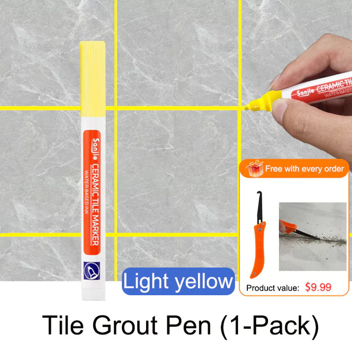 🖌️ Anti-Mould & Waterproof Joint Pen for Ceramic Tiles! 🧱