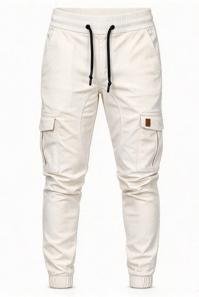Men's Casual Solid Color Cargo Jogger Pants