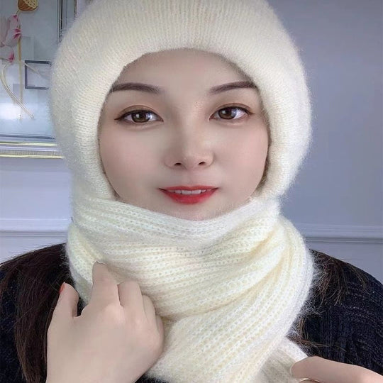 🎄Christmas Sale-50% OFF🎁Winter Versatile Knitted Hooded Scarf For Women