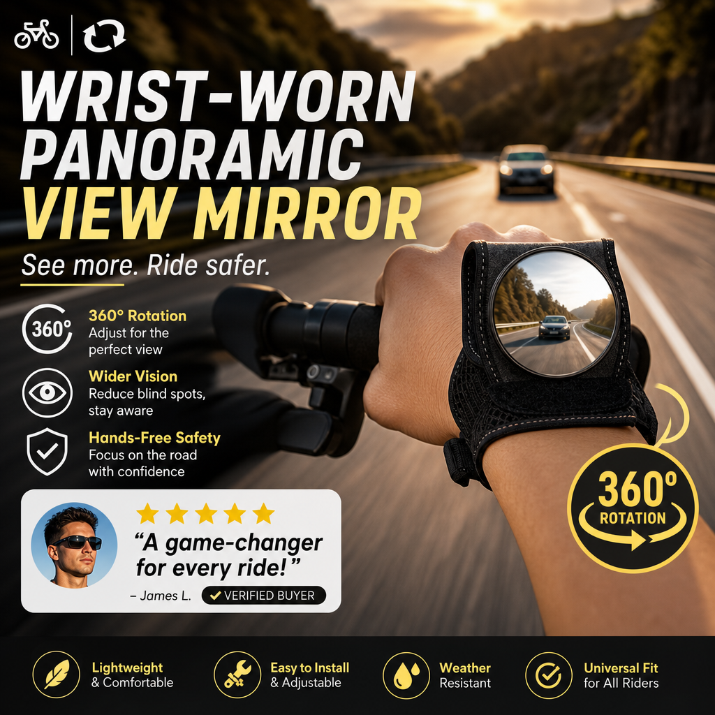 🔥Limited Time Promotion 50% OFF🔥Bicycle Wrist Safety Rear-View Mirror