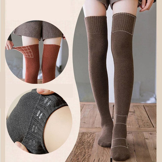 ✨Buy 2 Get 1 Free✨Non-Slip Silicone Over-The-Knee Cotton Stockings