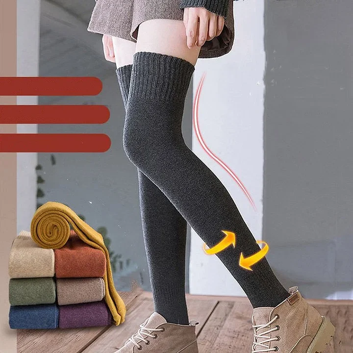 ✨Buy 2 Get 1 Free✨Non-Slip Silicone Over-The-Knee Cotton Stockings