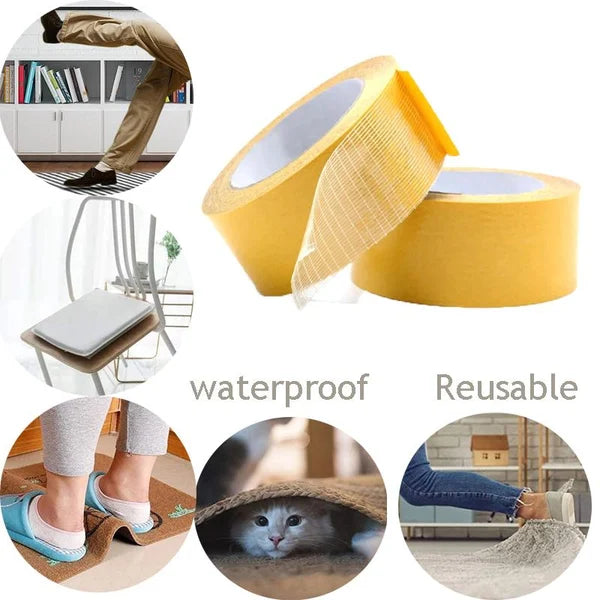 ⏳Time-Limited Special⏰Strong Self-Adhesive Double-Sided Fiberglass Mesh Tape