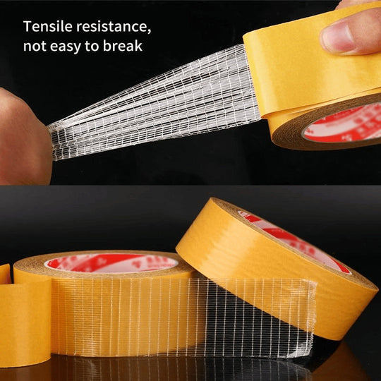 ⏳Time-Limited Special⏰Strong Self-Adhesive Double-Sided Fiberglass Mesh Tape
