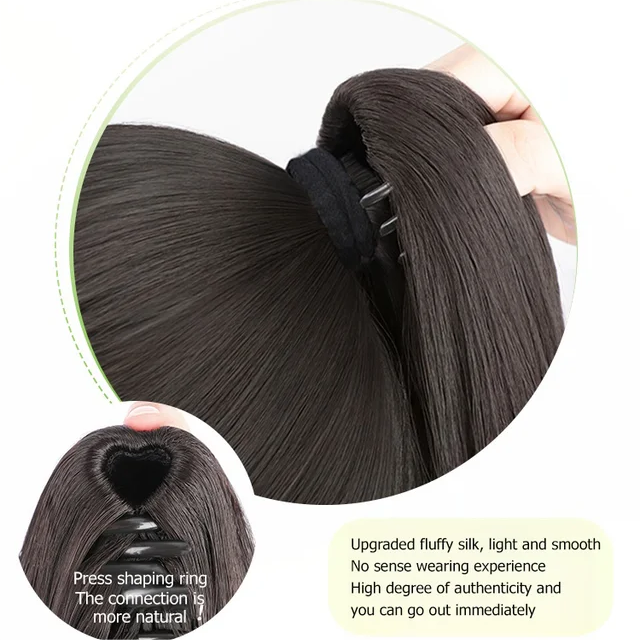 🎁Time-Sensitive Exclusive Deal! ✨Curly Wig High Ponytail with claw clip
