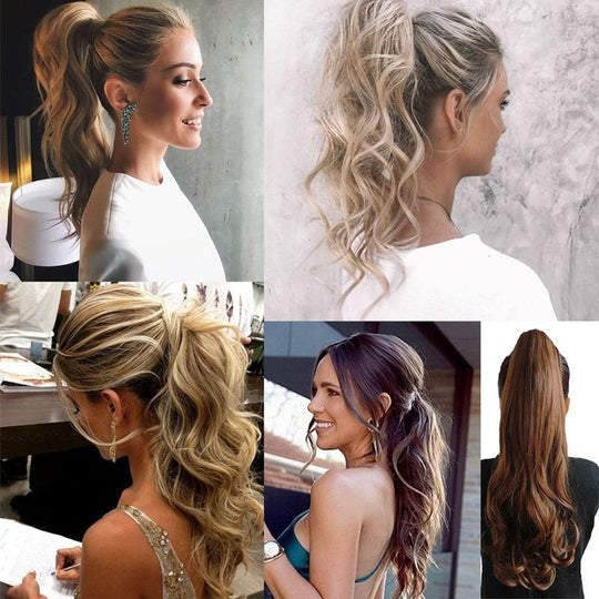 🎁Time-Sensitive Exclusive Deal! ✨Curly Wig High Ponytail with claw clip