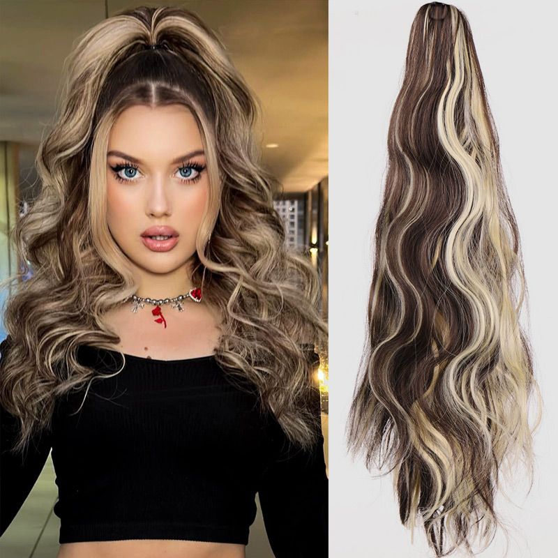 🎁Time-Sensitive Exclusive Deal! ✨Curly Wig High Ponytail with claw clip