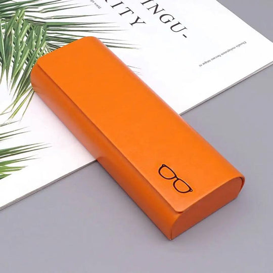 Minimalistisches Hartleder-Brillenetui