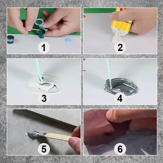 🧱 BUY 2 GET 1 FREE! ✨ Tile & Stone Crack Repair Kit - Professional-Grade Filler for Sealing Gaps, Waterproof & Color-Matching Formula 🛠️💧