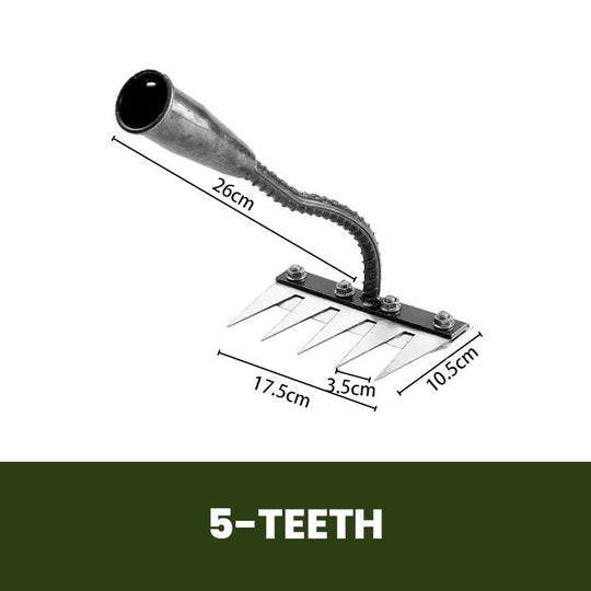 🌿 50% OFF NOW! 🧤 5/6/7/8 Weed Rakes with Carbon Steel Garden Tines – Durable, Ergonomic Grip & Efficient Weeding 🌱