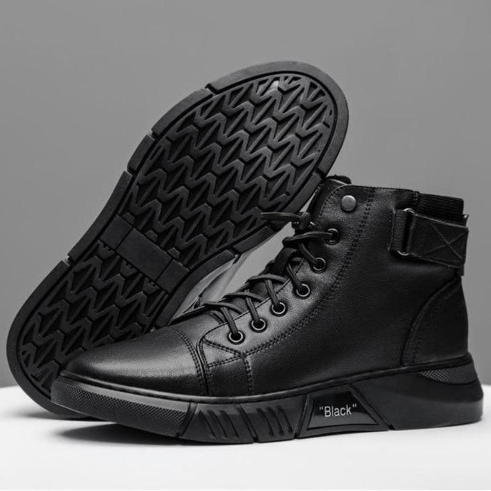 🎁 Hot Sale 49% OFF 🔥MARTINI' BLACK LEATHER BOOTS
