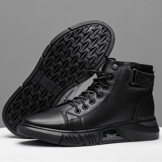 🎁 Hot Sale 49% OFF 🔥MARTINI' BLACK LEATHER BOOTS