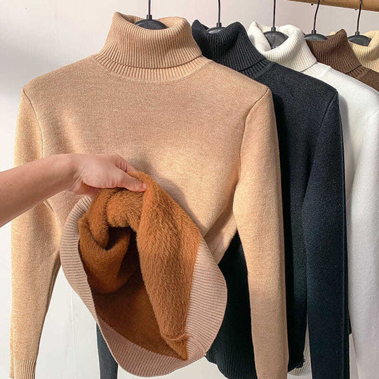 ⏳50% de descuento por tiempo limitado⏰Camisa de punto grueso de polar de invierno👚
