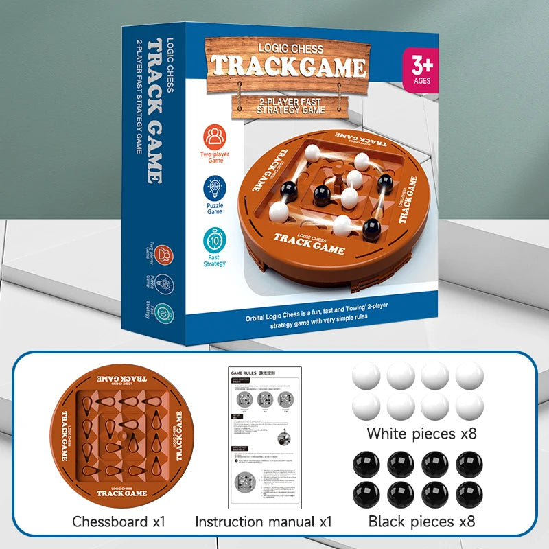 ♟️🌀Logic Chess Track Game Set