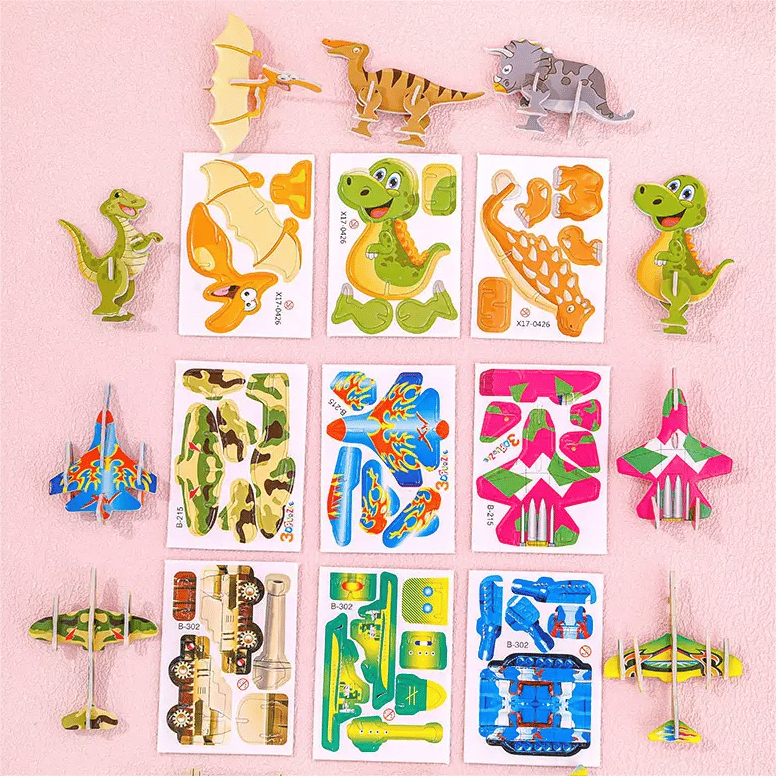 🧩 WEIHNACHTSANGEBOT 50% RABATT! ✨ Erzieherisches 3D-Cartoon-Puzzle - 57-teilig mit leuchtenden Farben für kreatives Lernen bei Kindern 🎨👧