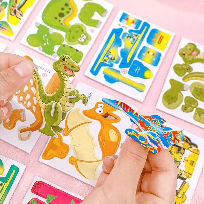 🧩 WEIHNACHTSANGEBOT 50% RABATT! ✨ Erzieherisches 3D-Cartoon-Puzzle - 57-teilig mit leuchtenden Farben für kreatives Lernen bei Kindern 🎨👧