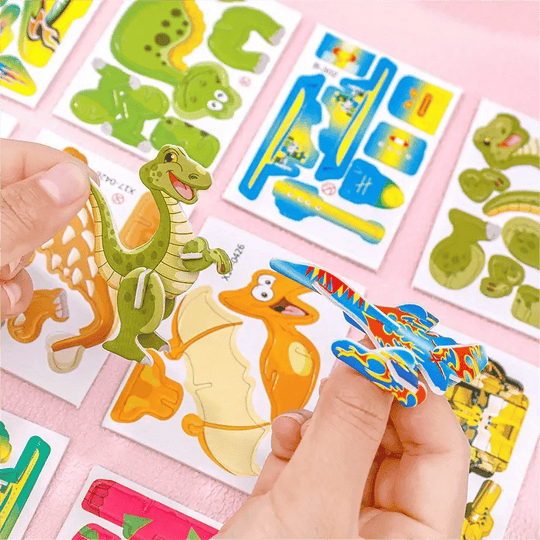 🧩 WEIHNACHTSANGEBOT 50% RABATT! ✨ Erzieherisches 3D-Cartoon-Puzzle - 57-teilig mit leuchtenden Farben für kreatives Lernen bei Kindern 🎨👧
