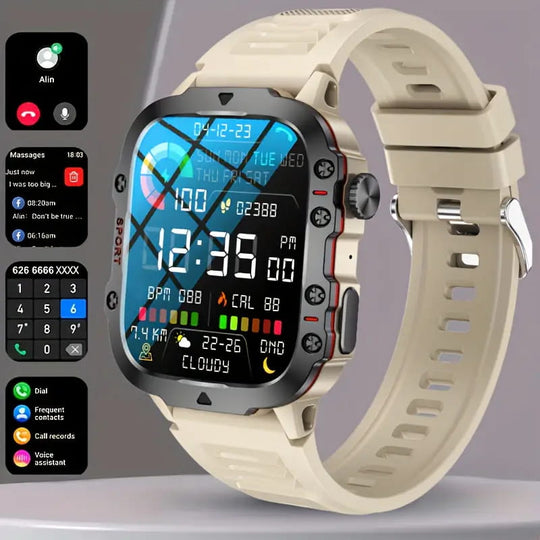 📢📢49% OFF !! ⏰Rugged Outdoor Smart Watch - 100+ Sports Modes