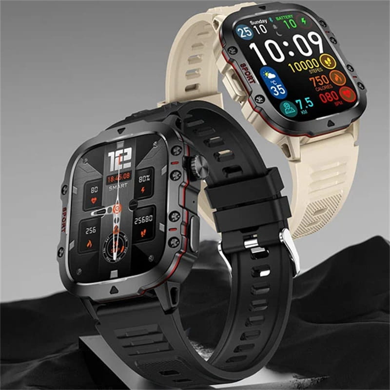 📢📢49% OFF !! ⏰Rugged Outdoor Smart Watch - 100+ Sports Modes