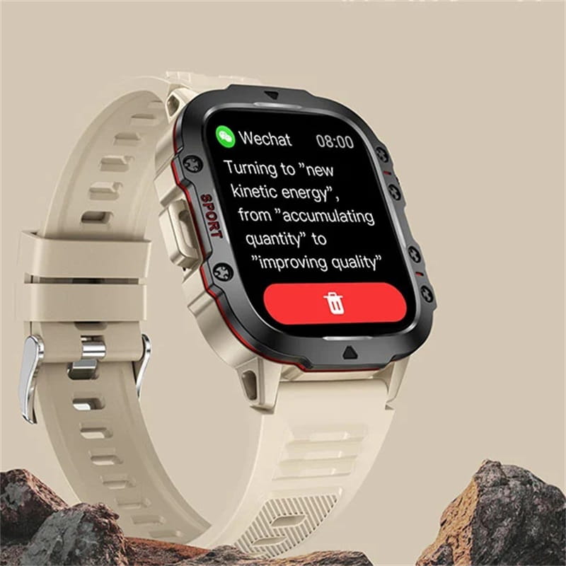 📢📢49% OFF !! ⏰Rugged Outdoor Smart Watch - 100+ Sports Modes