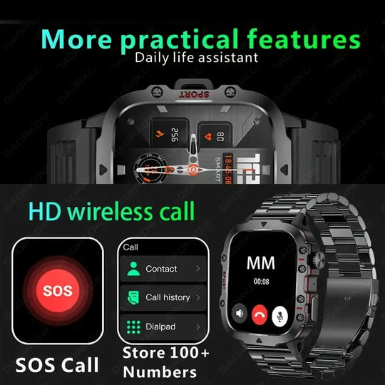 📢📢49% OFF !! ⏰Rugged Outdoor Smart Watch - 100+ Sports Modes