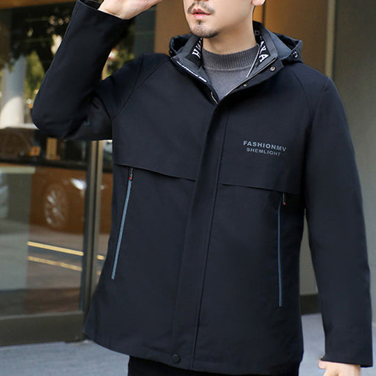 🔥Limited Time 49% Off 🔥Men's Winter Hooded Warm Faux Fur Lined Parka Coat