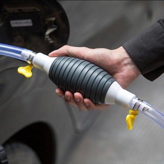 Manual siphon pump ⛽ Gasoline-resistant PVC hose, fast water/fuel pumping, can also be used for aquarium water changes 🐟
