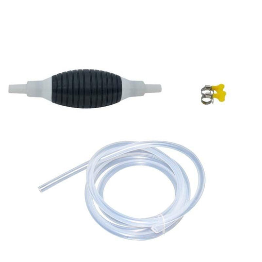 Manual siphon pump ⛽ Gasoline-resistant PVC hose, fast water/fuel pumping, can also be used for aquarium water changes 🐟
