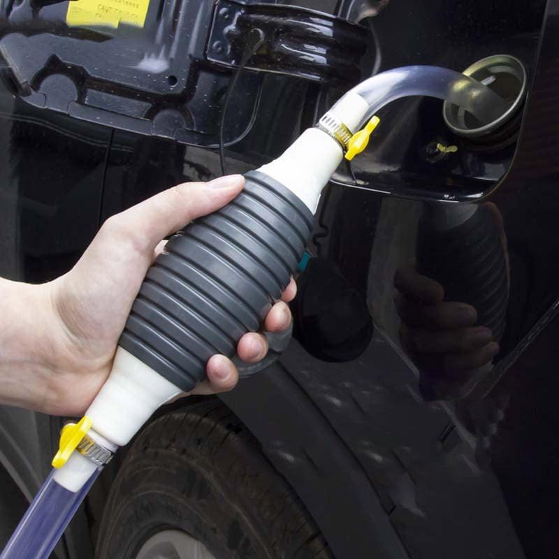 Manual siphon pump ⛽ Gasoline-resistant PVC hose, fast water/fuel pumping, can also be used for aquarium water changes 🐟