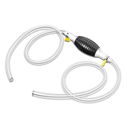 Manual siphon pump ⛽ Gasoline-resistant PVC hose, fast water/fuel pumping, can also be used for aquarium water changes 🐟
